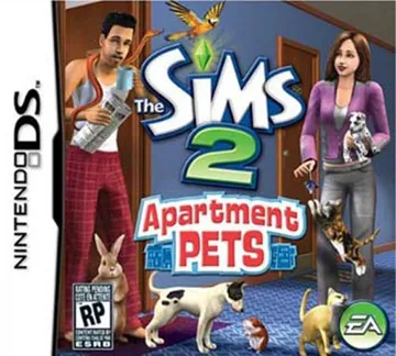 Sims 2, The - Apartment Pets (USA) (En,Fr,De,Es,It,Nl) box cover front